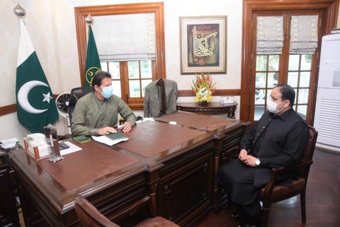 وزیر اعظم عمران خان سے وزیر اعلیٰ پنجاب سردار عثمان بزدار کی ملاقات