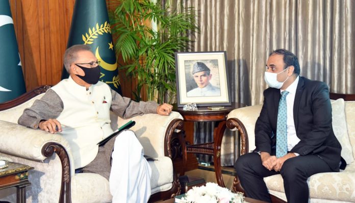 صدرمملکت ڈاکٹر عارف علوی سے بنگلہ دیش میں پاکستانی ہائی کمشنر کی ملاقات