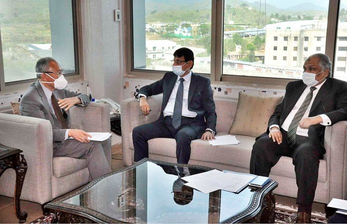 وفاقی وزیر سید امین الحق سےجاپان کے سفیر کی ملاقات