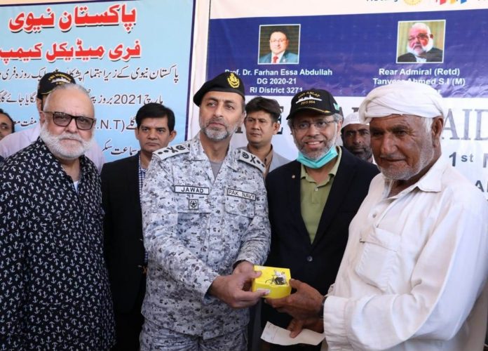پاک بحریہ کا پِشوکان میں سماعتی مسائل کی سکریننگ کے لیے مفت میڈیکل کیمپ