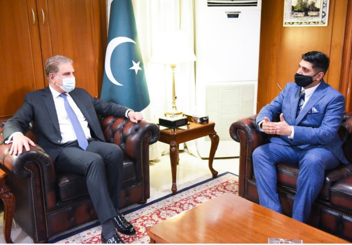 وزیر خارجہ مخدوم شاہ محمود قریشی سے برطانوی ہاؤس آف لارڈز کے رکن لارڈ واجد خان کی ملاقات