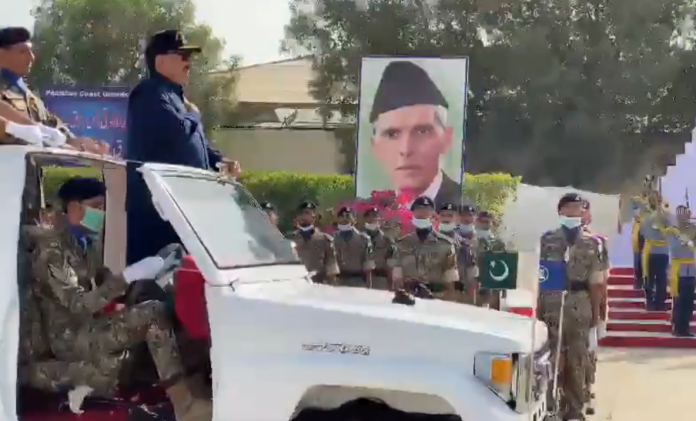 پاکستان کوسٹ گارڈز کی پاسنگ آئوٹ پریڈ، وزیرداخلہ شیخ رشید احمد کی بطور مہمان خصوصی شرکت