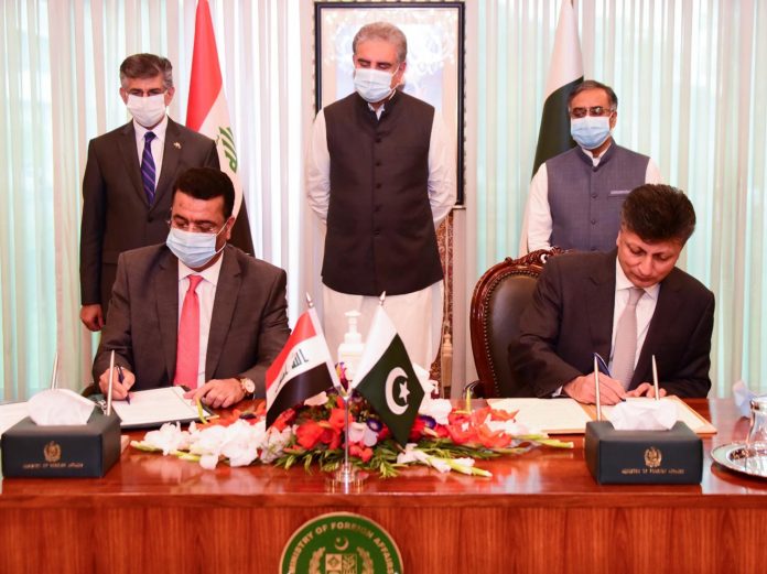 عراق کے فارن سروس انسٹیٹیوٹ اور فارن سروس اکیڈمی پاکستان کے مابین تعاون کے حوالے سے مفاہمتی یادداشت پر دستخط عراق کے فارن سروس انسٹیٹیوٹ اور فارن سروس اکیڈمی پاکستان کے مابین تعاون کے حوالے سے مفاہمتی یادداشت پر دستخط