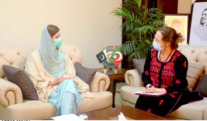 وزیرِ مملکت برائے موسمیاتی تبدیلی زرتاج گل سے پاکستان میں ڈنمارک کی سفیرکی ملاقات،مختلف اہم امور پر تبادلہ خیال کیا گیا وزیرِ مملکت برائے موسمیاتی تبدیلی زرتاج گل سے پاکستان میں ڈنمارک کی سفیرکی ملاقات،مختلف اہم امور پر تبادلہ خیال کیا گیا
