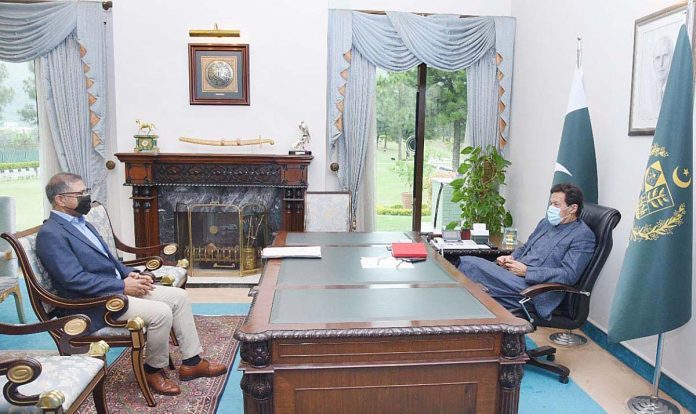وزیراعظم عمران خان سے سینیٹر علی ظفر کی ملاقات