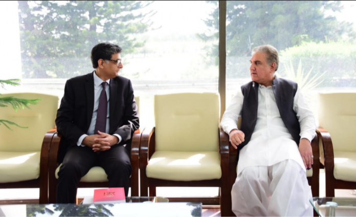 وزیر خارجہ مخدوم شاہ محمود قریشی سے نیدرلینڈ کیلئے پاکستان کے نامزد سفیر کی ملاقات