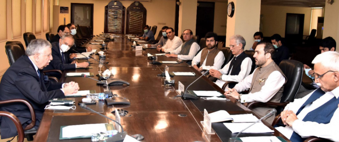 وزیراعظم عمران خان کی قیادت میں موجودہ حکومت قبائلی اضلاع میں امن، ترقی اور خوشحالی کیلئےپرعزم ہے، وفاقی وزیر خزانہ شوکت ترین کا سابق قبائلی علاقہ جات کی انڈسٹریز کے نمائندوں کے اجلاس سے خطاب