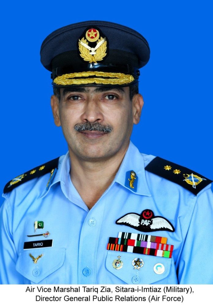 ایئر وائس مارشل طارق ضیاء ڈائریکٹر جنرل پبلک ریلیشنز ایئر فورس مقرر