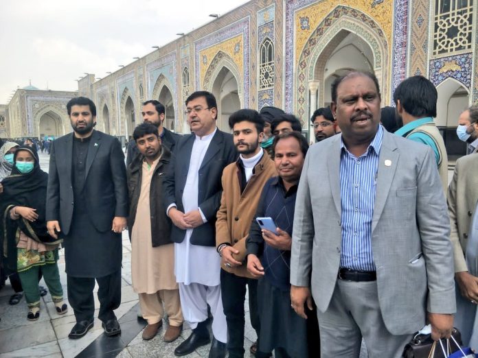 ڈپٹی سپیکر قومی اسمبلی قاسم خان سوری کا پارلیمانی وفد کے ہمراہ ایران کے شہر مشہد کا دورہ