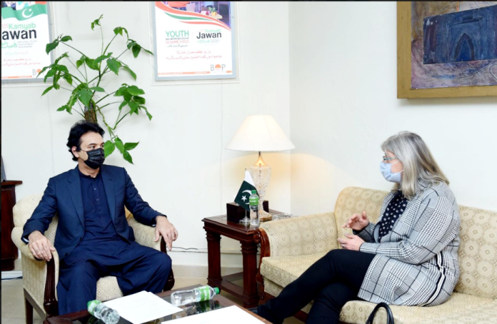 وزیراعظم کے معاون خصوصی عثمان ڈار سے کینیڈین ہائی کمشنر کی ملاقات