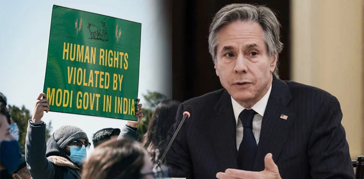 امریکہ بھارت میں 'انسانی حقوق کی خلاف ورزیوں پر نظر رکھے ہوئے ہے ، امریکی وزیر خارجہ انٹونی بلنکن