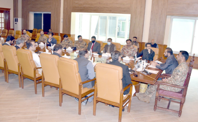 وزیراعلیٰ بلوچستان میر عبدالقدوس بزنجو سے کمانڈر 12 کور لیفٹیننٹ جنرل سرفراز علی کی وزیراعلیٰ سیکریٹریٹ میں ملاقات