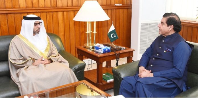 اسپیکر قومی اسمبلی راجہ پرویز اشرف سے پاکستان میں متحدہ عرب امارات کے سفیر کی ملاقات