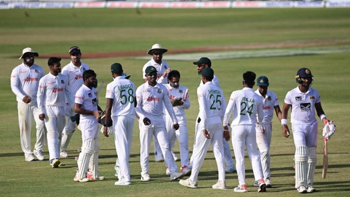 بنگلہ دیش نے سری لنکا کے خلاف دوسرے ٹیسٹ کے پہلے روز 5 وکٹوں کے نقصان پر 277 رنز بنالئے، مشفق الرحیم اور لٹن داس کی ناقابل شکست سنچریاں