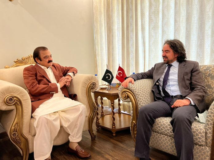 وزیر داخلہ سےترکیہ کے سفیر کی الوداعی ملاقات ، دوطرفہ تعلقات سمیت باہمی دلچسپی کے دیگرامورپر بات چیت