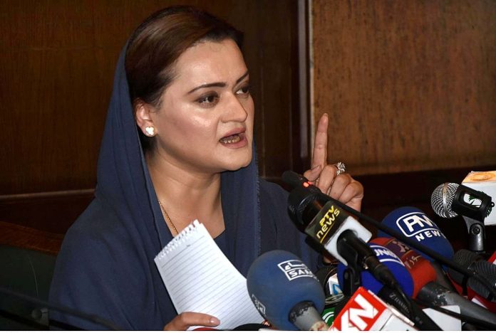 عمران خان ہٹلر کی ذہنیت رکھنے والے شخص ہیں، وہ چیف الیکشن کمشنر کو جاویداقبال بناناچاہتے ہیں،عمران خان کوجتناکھلاچھوڑاگیایہ اتنا اداروں پرحملہ آورہوگا،مریم اورنگزیب