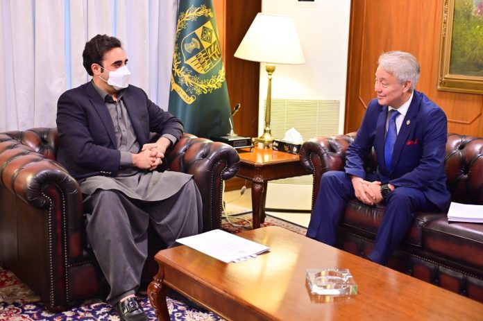 وزیر خارجہ بلاول بھٹو زرداری سے شنگھائی تعاون تنظیم کے علاقائی انسداد دہشت گردی کے ڈھانچے کی ایگزیکٹو کمیٹی کے ڈائریکٹر رسلان مرزائیف کی ملاقات