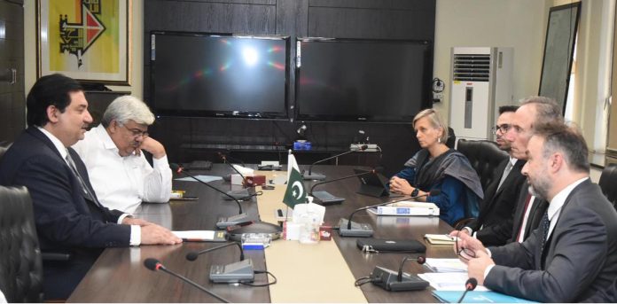 وفاقی وزیر پاور انجینئر خرم دستگیر خان سے عالمی بینک کے علاقائی نائب صدر برائے جنوبی ایشیا مارٹن رائسر کی وفد کے ہمراہ ملاقات