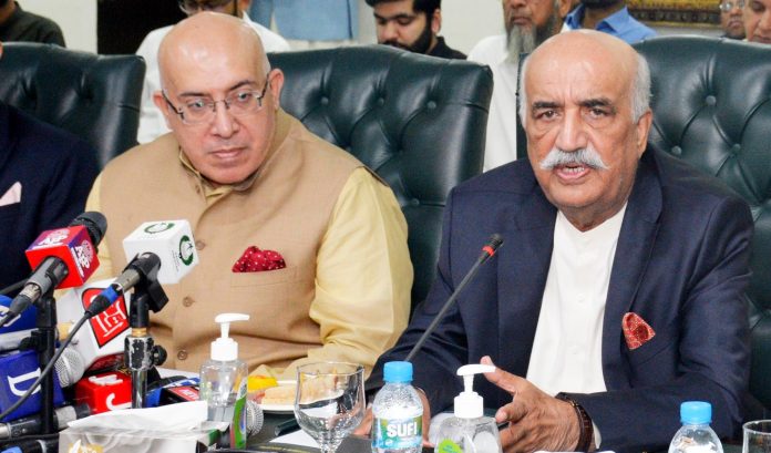 پانی ذخیرہ کرنے کی صلاحیت بڑھانے کے انفراسٹرکچر پر کام جاری ہے،سید خورشید شاہ