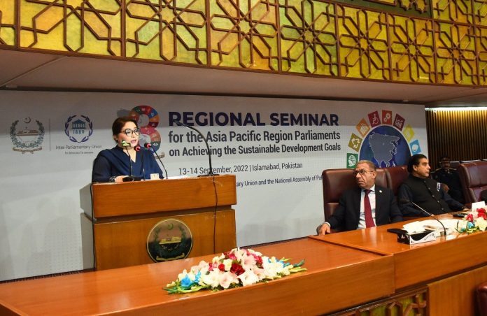 ماحولیاتی تبدیلوں میں بڑا حصہ رکھنے والے ترقی یافتہ ممالک کو پاکستان کی مدد کےلئے آگے آنا چاہئے،صدربین الپارلیمانی یونین
