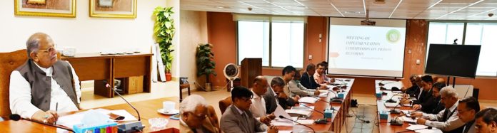 وفاقی وزیر میاں ریاض حسین کی زیرصدارت جیل اصلاحات سے متعلق نفاذ کمیشن کا اجلاس