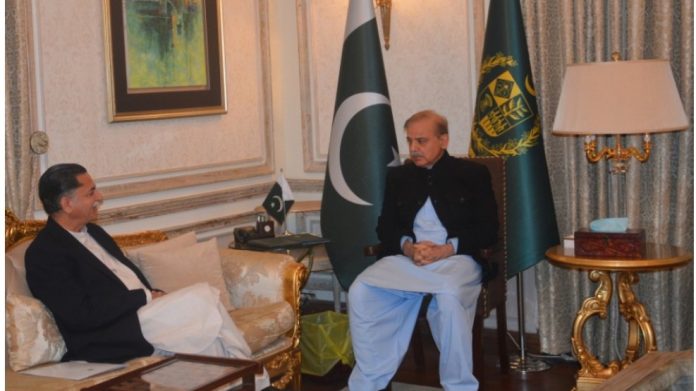 وزیر اعظم محمد شہباز شریف سے وفاقی وزیر میاں جاوید لطیف کی ملاقات