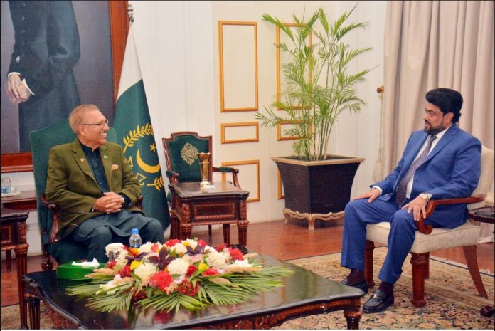 صدر مملکت ڈاکٹر عارف علوی سے گورنرسندھ کی ملاقات، مجموعی سیاسی صورتحال سمیت دیگر امور پر تبادلہ خیال