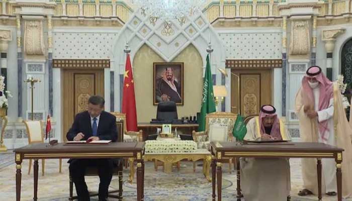 سعودی عرب اور چین کے درمیان شراکت داری کے 35 معاہدوں پر دستخط