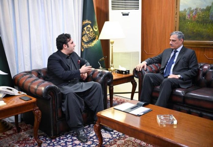 وزیر خارجہ بلاول بھٹو سے یوکرین کیلئے پاکستان کے نامزد سفیر میجر جنرل (ر)نادر خان کی ملاقات