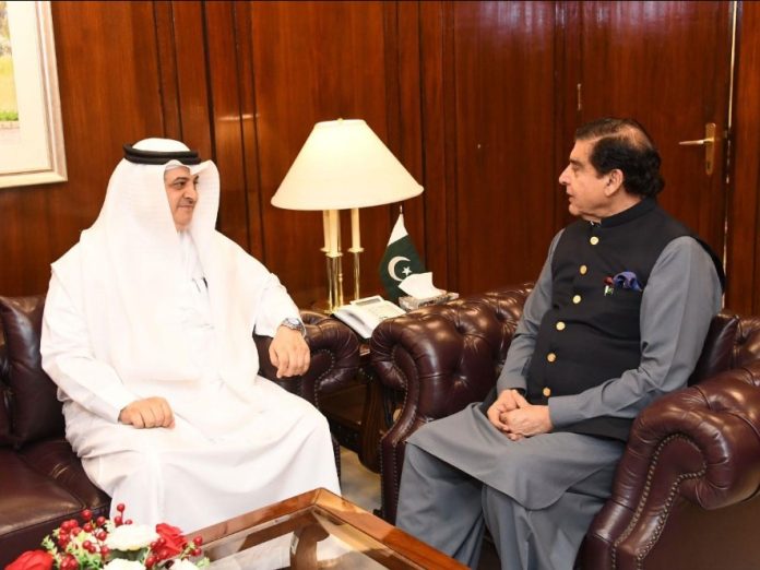سپیکر قومی اسمبلی راجہ پرویز اشرف سے سعودی سفیر نواف بن سعید المالکی کی ملاقات،باہمی دلچسپی کےامور بارے تبادلہ خیال کیا