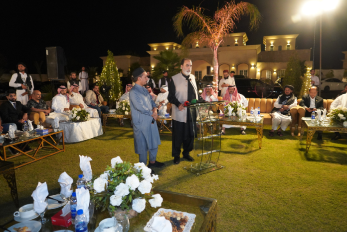 وفاقی وزیر سینیٹر محمد طلحہ کاسعودی عرب سے 'روڈ ٹو مکہ' پروجیکٹ کے ارکان کے اعزاز میں استقبالیہ