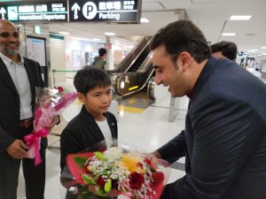 وزیر خارجہ بلاول بھٹو زرداری جاپانی حکومت کی دعوت پر ٹوکیو پہنچ گئے