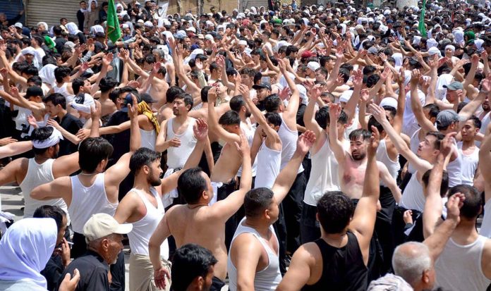 کو ئٹہ سمیت بلو چستان بھر میں یوم عاشور مذہبی عقیدت و احترام سے منایا گیا