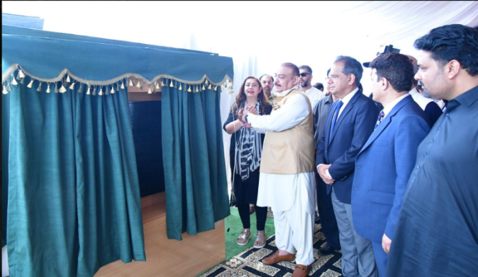 وفاقی وزیر صحت عبدالقادر پٹیل نےپمز اسلام آباد میں نیشنل کینسر ہسپتال کا سنگ بنیاد رکھا