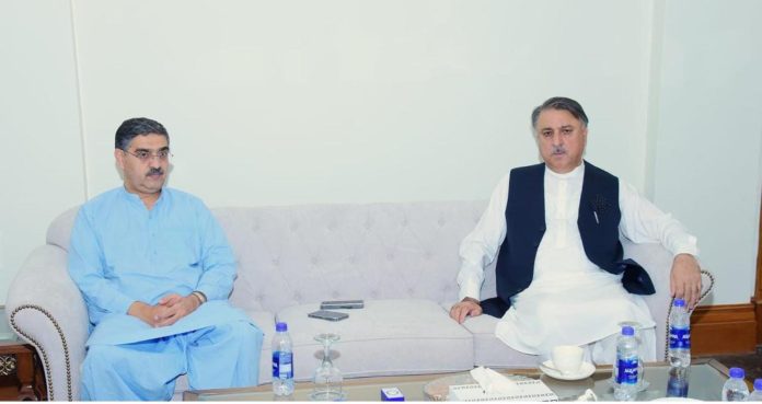 انوار الحق کاکڑ کی گورنر بلوچستان سے ملاقات