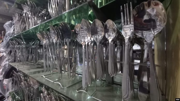 کٹلری کی برآمدات