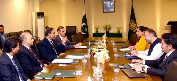 نگراں وفاقی وزیر آئی ٹی و ٹیلی کمیونیکیشن ڈاکٹر عمر سیف سے عالمی بینک کے کنٹری ڈائریکٹر کی سربراہی میں وفد کی ملاقات