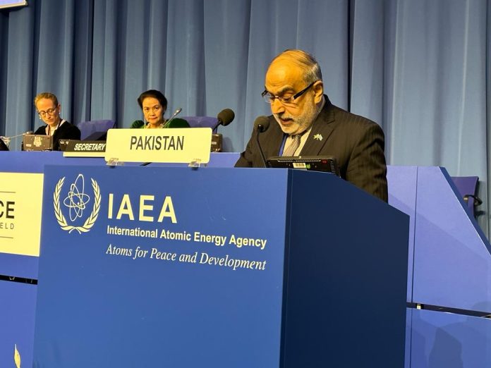 چیئرمین پاکستان اٹامک انرجی کمیشن کی آئی اے ای اے جنرل کانفرنس کے 67ویں اجلاس میں شرکت، پرامن ایٹمی استعمال میں پاکستان کی کامیابیوں کا جائزہ پیش کیا