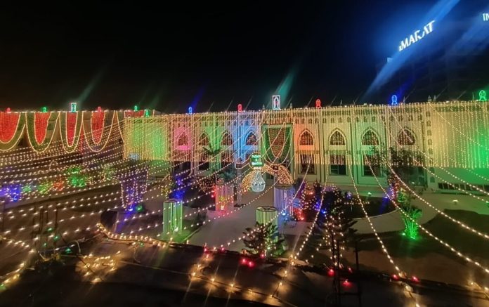 وفاقی دارالحکومت میں جشن عید میلاد النبیؐ شایان شان طریقے سے منانے کیلئے تیاریاں عروج پر پہنچ گئیں