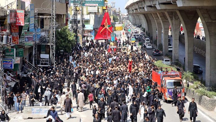 راولپنڈی میں چہلم شہدائے کربلا کے موقع پر انتظامیہ کی جانب سے سخت سیکورٹی انتظامات کئے گئے