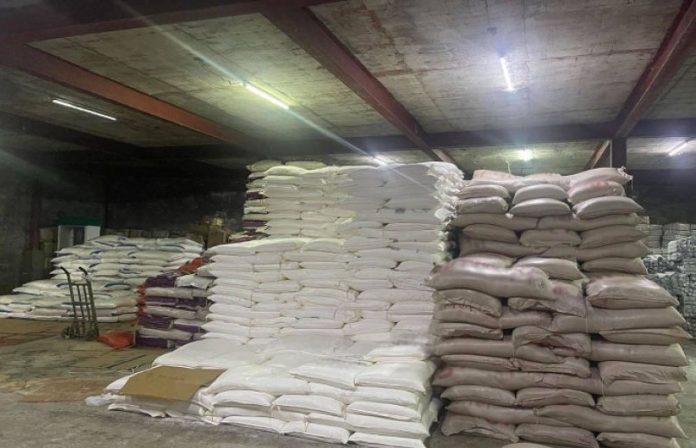 ذخیرہ شدہ 1500 بوری چینی برآمد