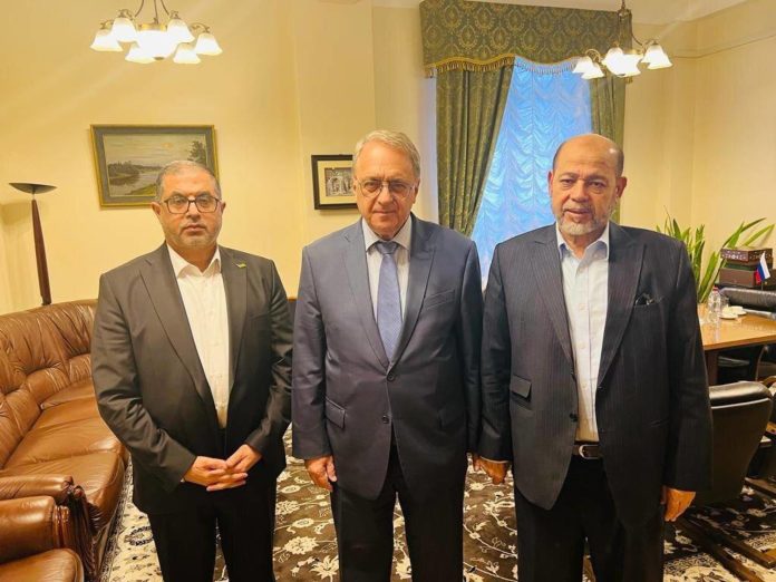 حماس کا وفدروسی حکام سے بات چیت کے لئے ماسکو پہنچ گیا