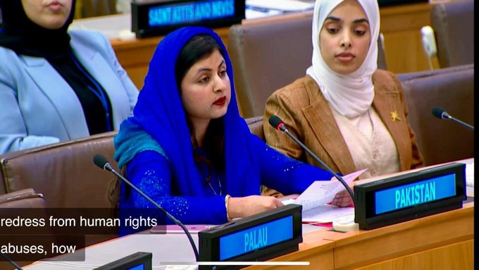 بھارتی فورسزمقبوضہ کشمیر میں انسانی حقوق کی محافظ خواتین کی آواز دبا رہی ہیں، حدیقہ قریشی