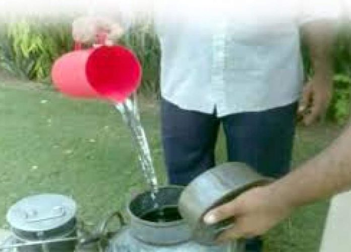 دودھ میں پانی کی ملاوٹ