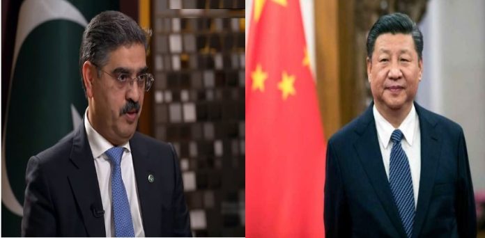 نگران وزیراعظم انوار الحق کاکڑ کی چین کے صدر شی جن پنگ اور وزیراعظم لی کیانگ کو چین کے 74 ویں قومی دن پر مبارکباد