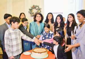 برسلز میں پاکستانی سفارت خانہ کے زیر اہتمام کرسمس ظہرانہ ،سفیر آمنہ بلوچ کی مسیحی برادری کو کرسمس کی مبارکباد