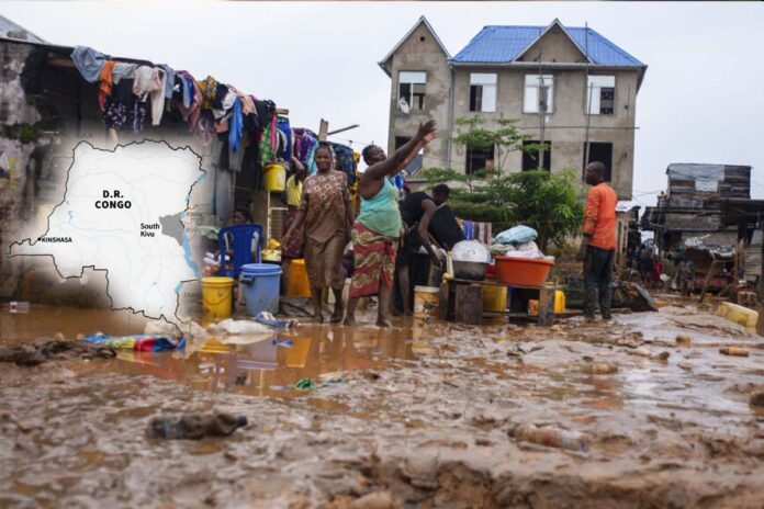 کانگو میں شدید بارشوں کے نتیجے میں 40 افراد ہلاک