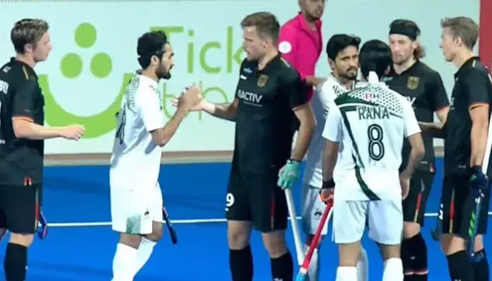 اولمپک کوالیفائر ایونٹ میں سیمی فائنل میچ میں جرمنی نے پاکستان کو چار گول سے شکست دیدی