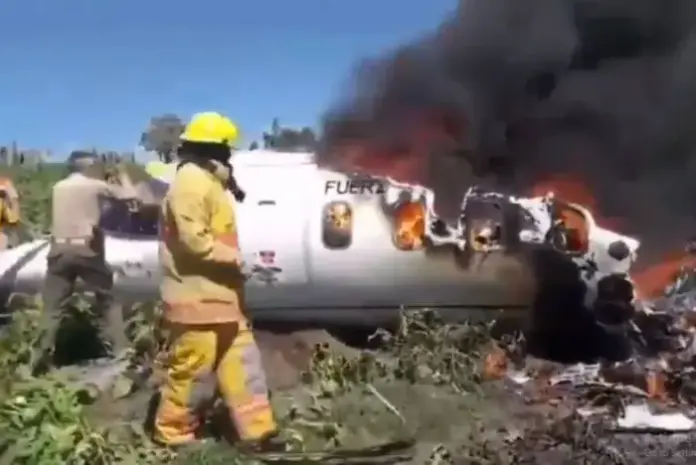 Small plane crashed