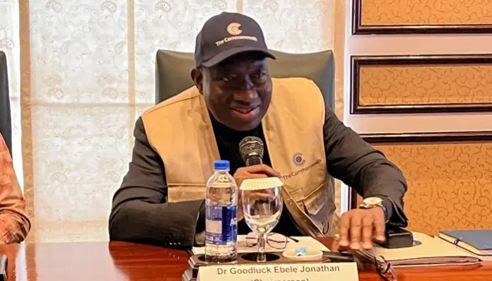 پاکستان میں عام انتخابات 2024 کے پرامن انعقاد پر پاکستان کو مبارکباد پیش کرتے ہیں،انتخابی عمل کے دوران پاکستان کے عوام کے حوصلے اور عزم کو سراہتے ہیں ، کامن ویلتھ مبصر گروپ کے سربراہ ڈاکٹر گڈلک جوناتھن کی نیوز کانفرنس